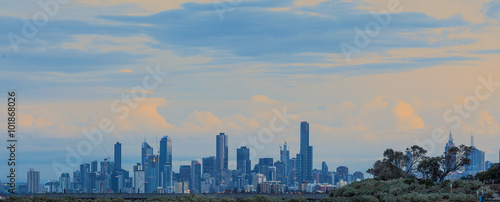Melbourne skyline at sunrise © Greg Brave