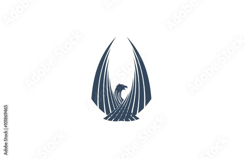 hawk logo vector