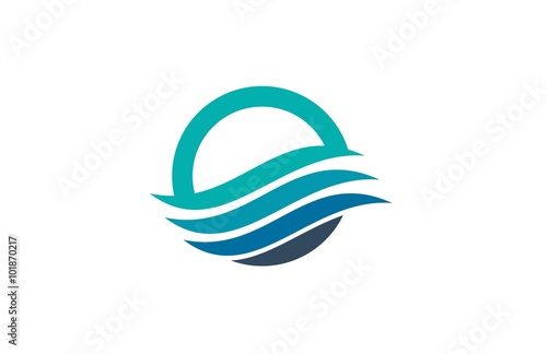 wave ocean logo