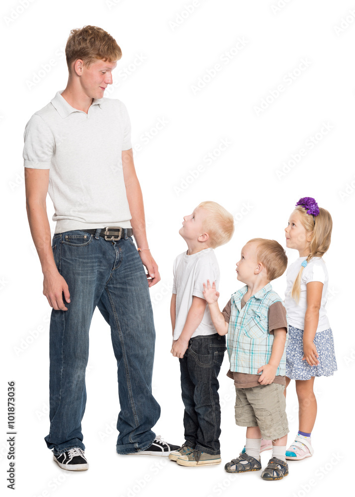Elder brother with his brothers and sister Elder brother with his brothers and sister