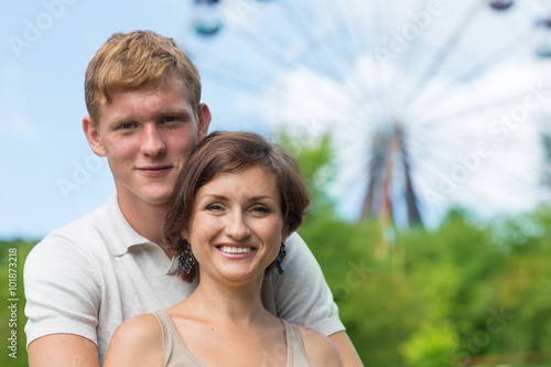 Happy mother with her son