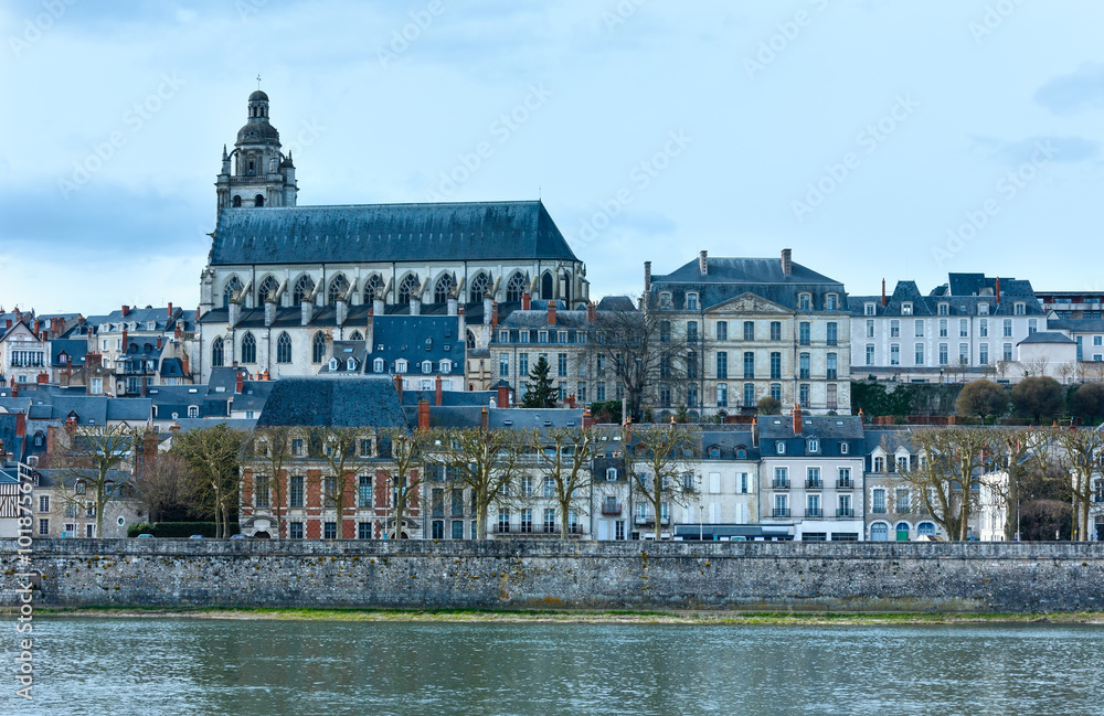 Blois on the Loire River (France).
