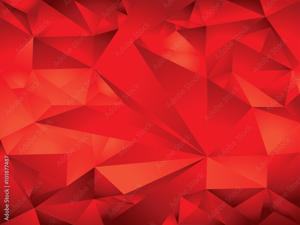 red polygon background red polygon background