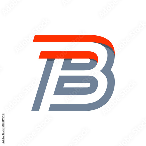 B letter fast speed logo.