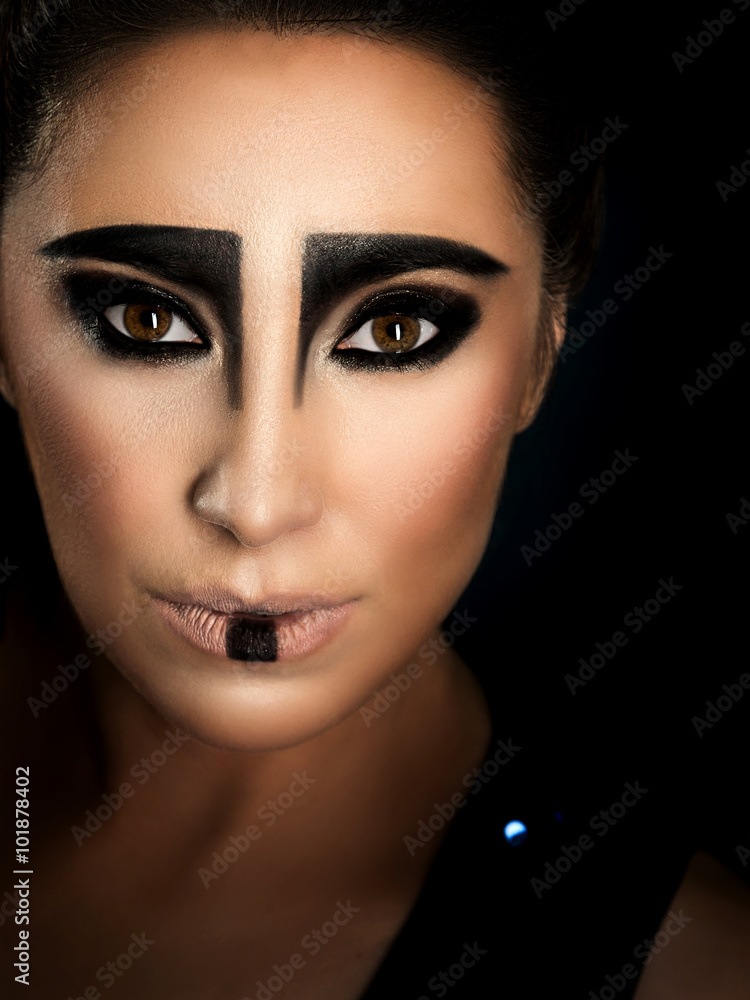 Avantgarde Make Up An Hairstyling Monica Stock Photo Adobe Stock