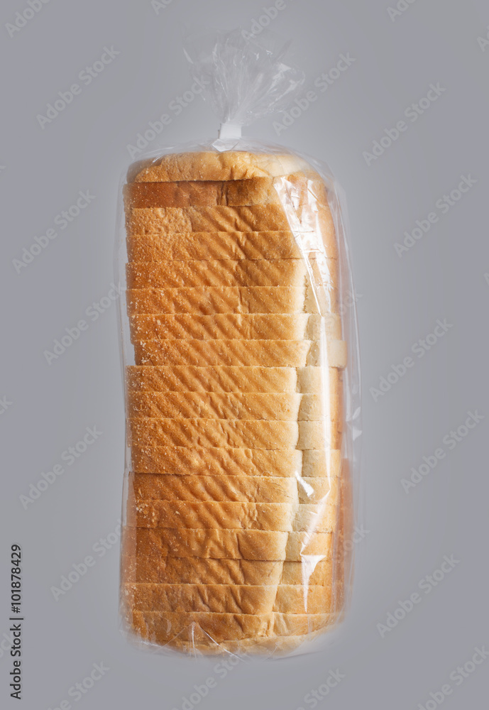 Bread in plastic bag. Stock Photo Adobe Stock