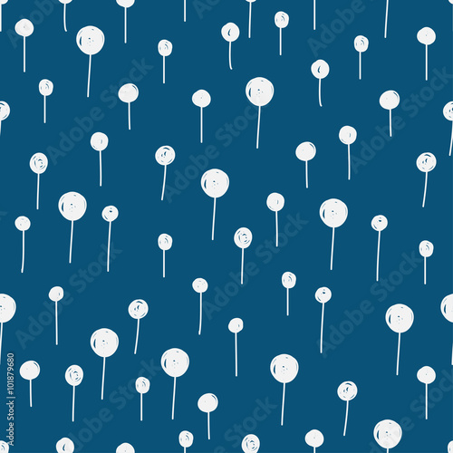 Hand drawn doodle seamless pattern background.