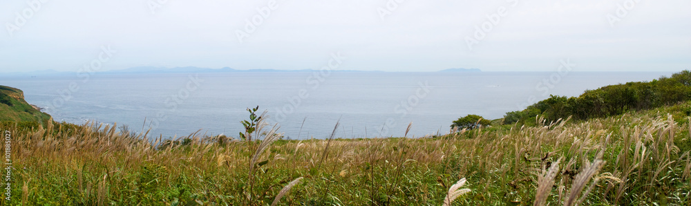 Seascape panorama,Vladivostok, Russia, Sea of Japan
