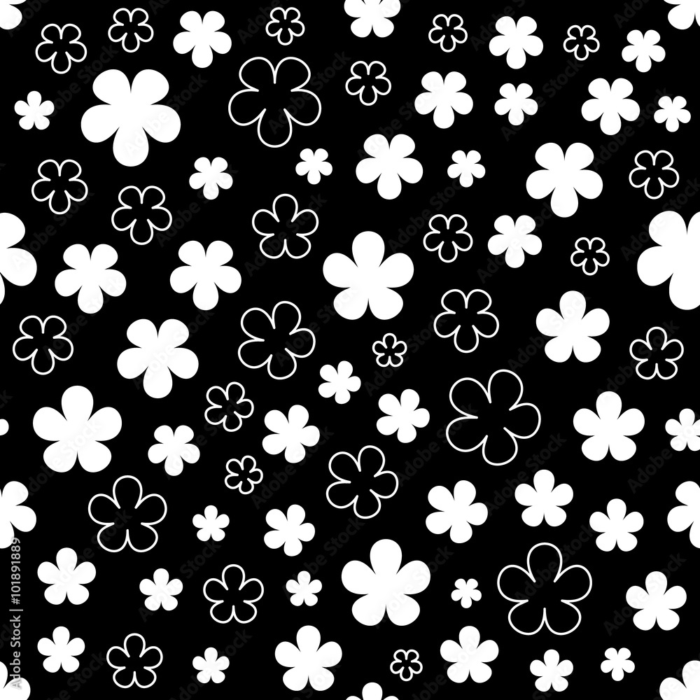 Floral abstract background. Vector illustration.
