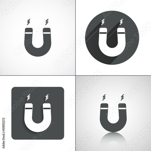 Vector magnet icon