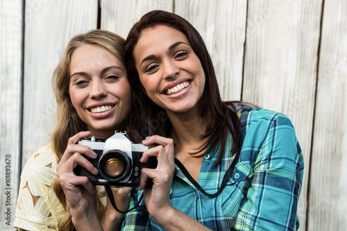 Two smiling female friends  © WavebreakMediaMicro