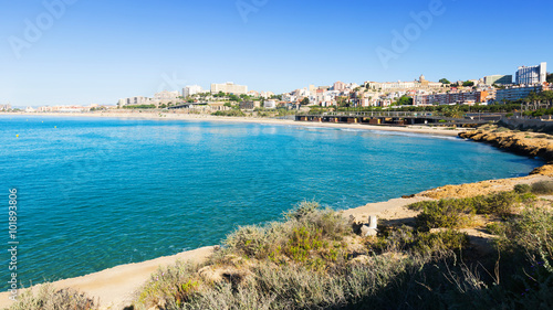 Fototapeta Naklejka Na Ścianę i Meble -  Seaside view of  Tarragona, Catalonia