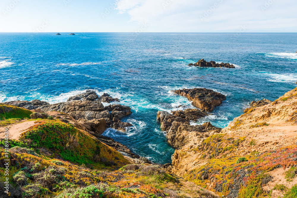 Φωτογραφία California coastal route 1 scenic ocean view drive