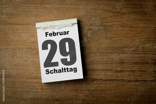 29 Februar / Schalttag / Jahr