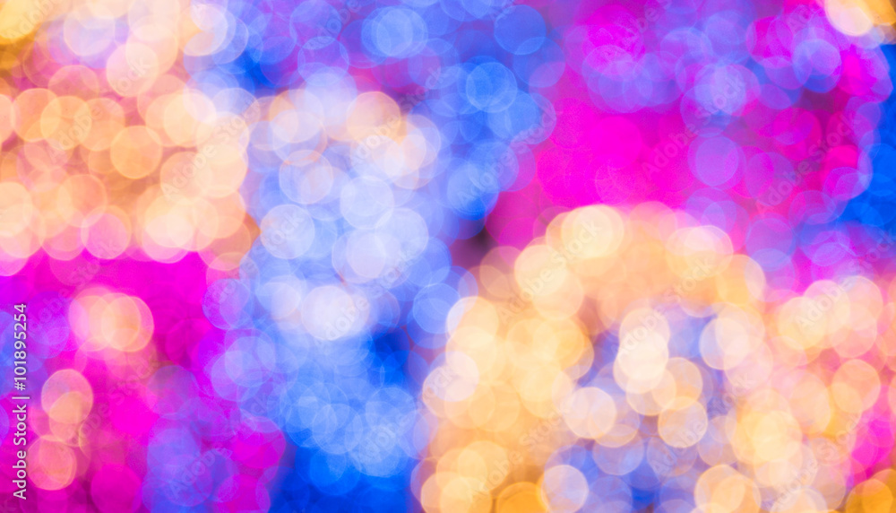Fototapeta premium Small circle Bokeh background