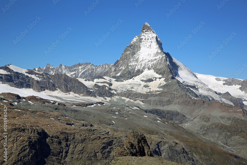 Matterhorn in den Schweizer Alpen