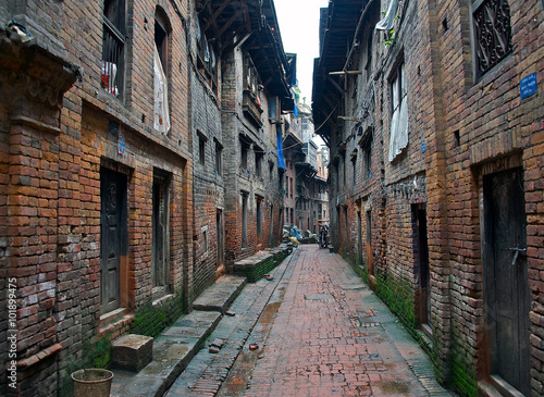 Fototapeta Naklejka Na Ścianę i Meble -  Streets of ancient Bhaktapur