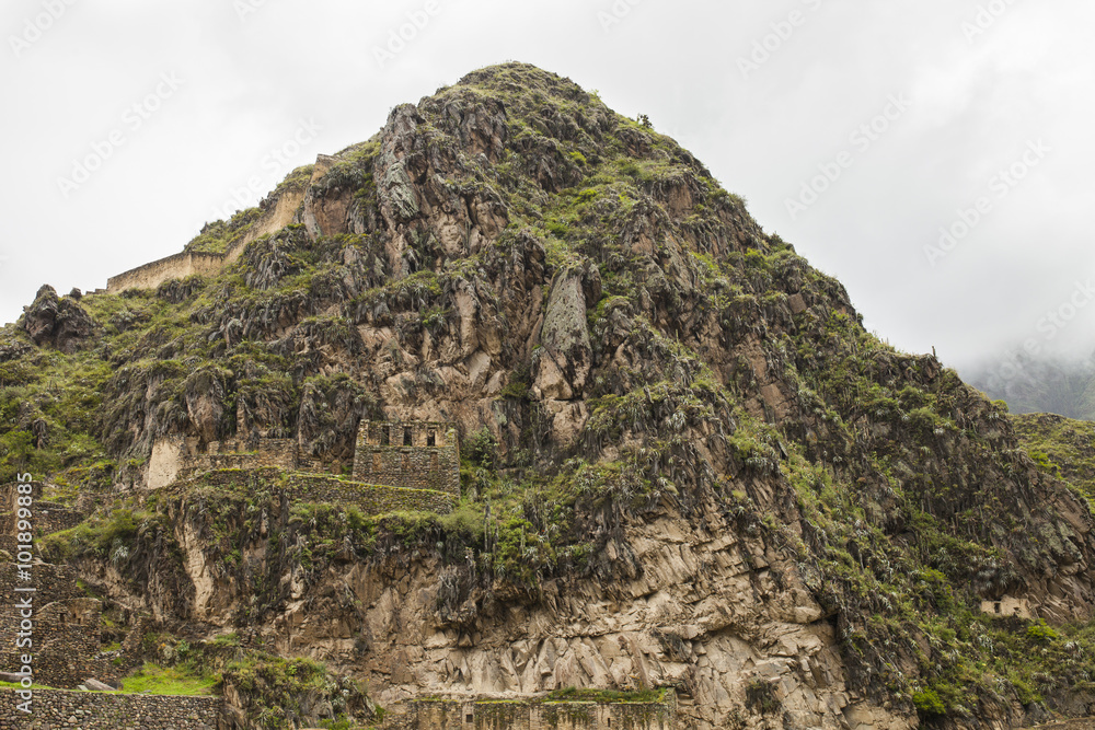 Rovine della cittadella di Ollantaytambo, Valle Sacra, Peru Rovine della cittadella di Ollantaytambo, Valle Sacra, Peru