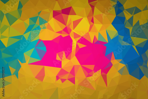 Vector polygon Abstract background