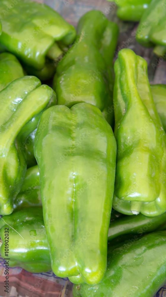 Green peppers