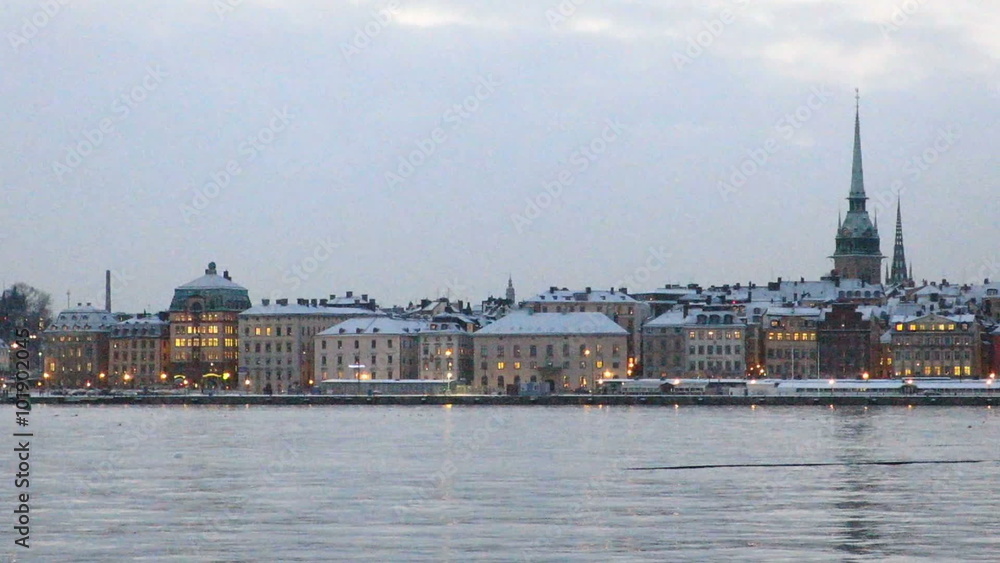 Winter in Stockholm, Sweden Winter in Stockholm, Sweden