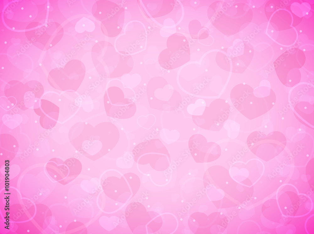 Valentine background with pink hearts Valentine background with pink hearts