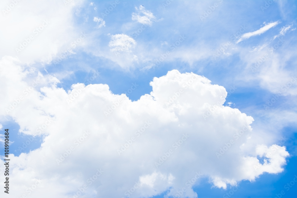 blue sky cloud background