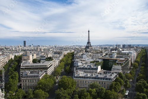 Paris cityscape with Eiffel tower © igorandricph