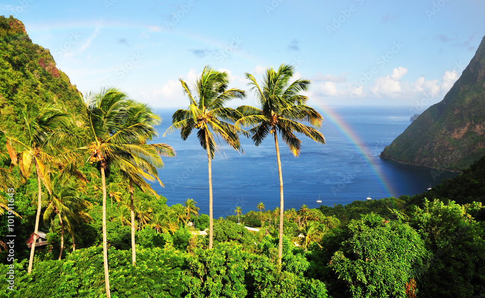 Picturesque Bay of Piton