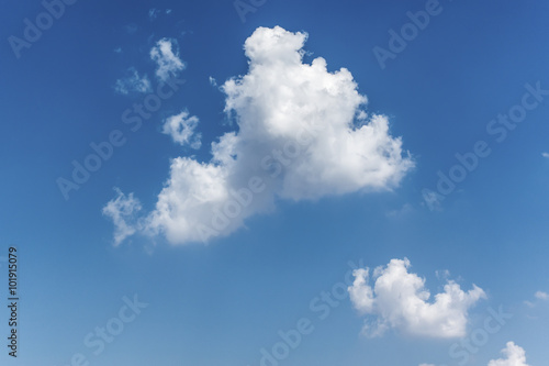 blue sky with cloud closeup © ktianngoen0128