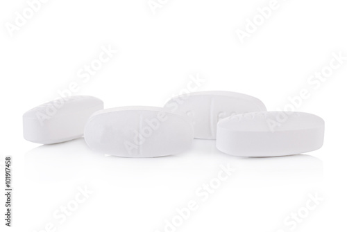 pill on white background