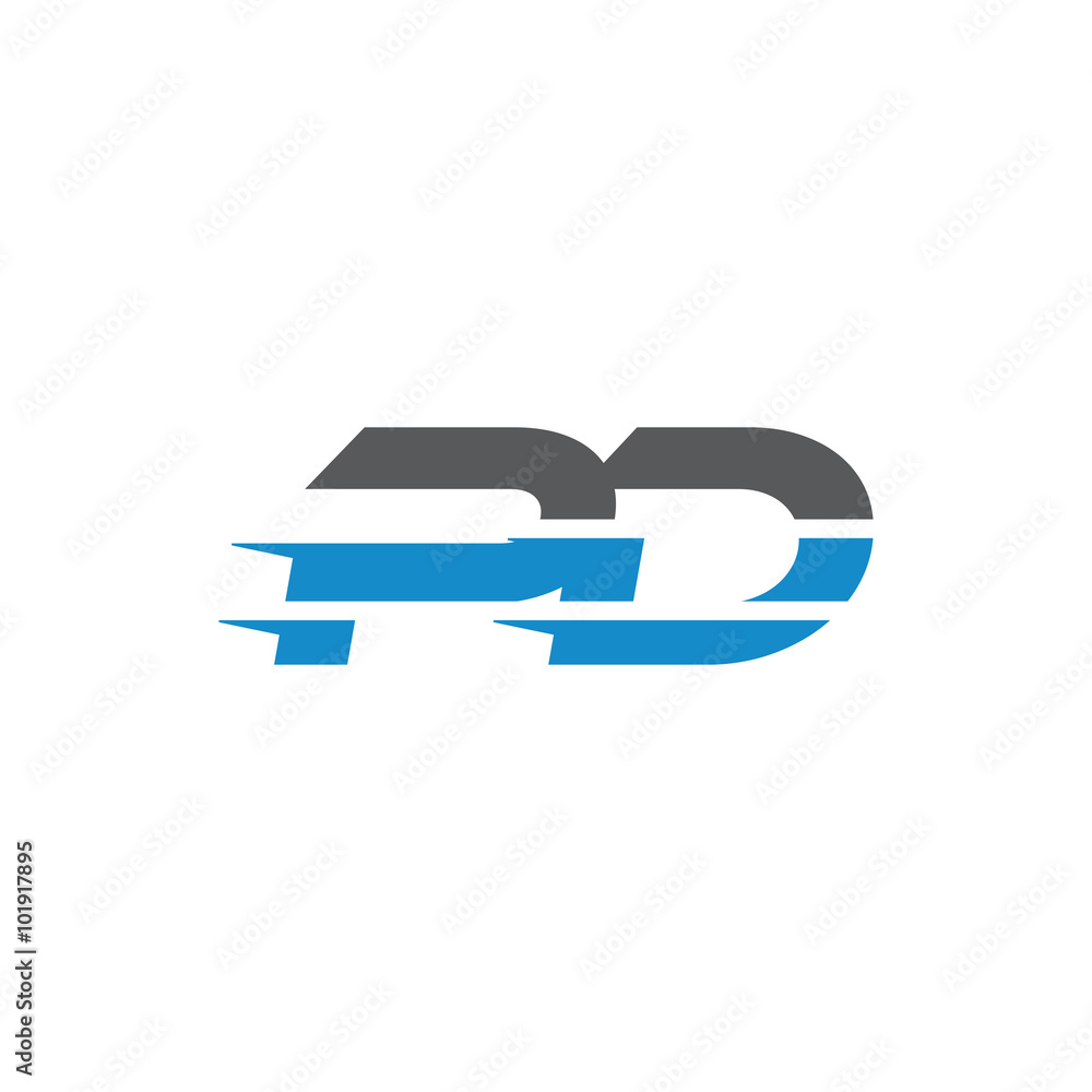 Simple Modern Dynamic Letter Initial Logo pd Simple Modern Dynamic Letter Initial Logo pd