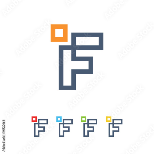 An excellent logo for Company who starting letter name with *F* like FastWeb, FrameVideos and more. using simple logo that quite unique so it can stand from the crowd. Easy implement for future needs.