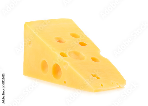 piece of cheese isolated. all images of this series see my portf