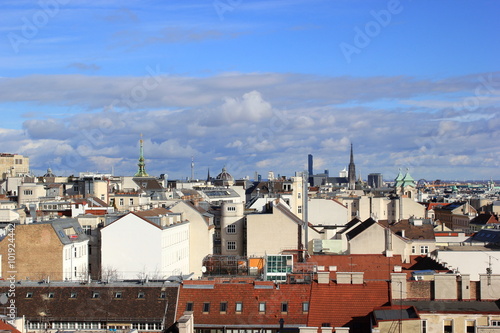 Panoramaansicht von Wien (Österreich)