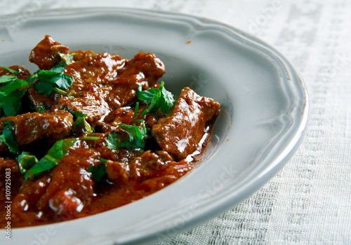 Hungarian beef stew photo