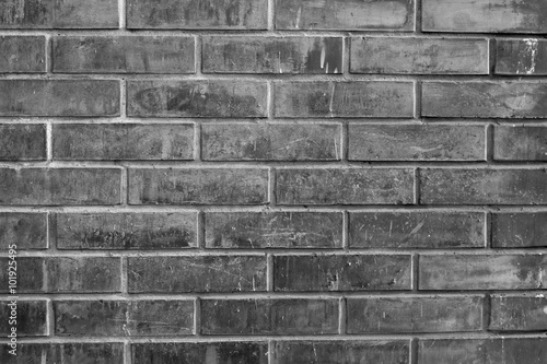 The brickwork texture. Grey wall