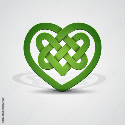 Celtic heart shape