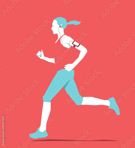 jogging a ritmo di musica