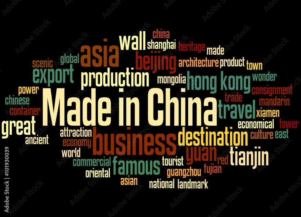 Made in China, word cloud concept 6