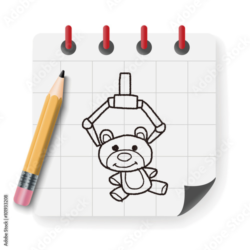 get bear doll doodle