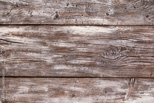 Rustic wood background with white stain horizolnatl view
