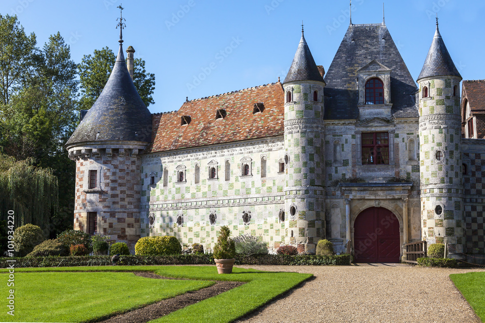 Saint-Germain-de-Livet Wasserschloss Normandie 12