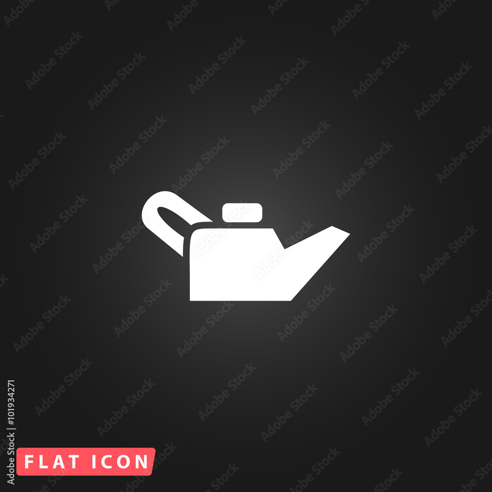 Engine oil. Single flat icon. Vector illustration. Engine oil. Single flat icon. Vector illustration.