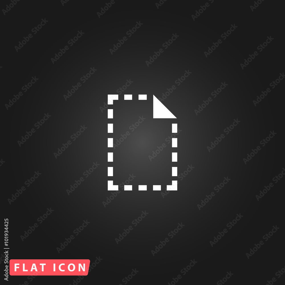 Document flat icon