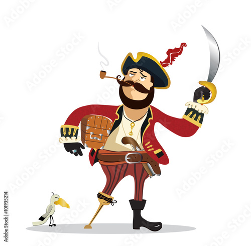 Cartoon pirate