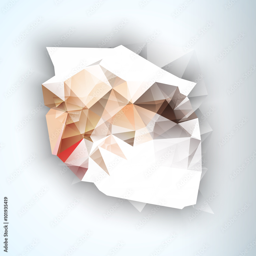 Geometric Triangular Abstract Vector Background. Geometric Triangular Abstract Vector Background.