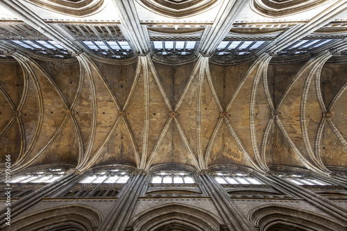 Rouen Kathedrale, Kirchenschiff Gewölbe