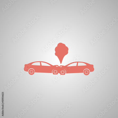 Car crash concept.