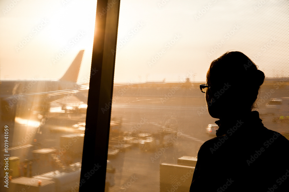 Waiting in the airport Waiting in the airport